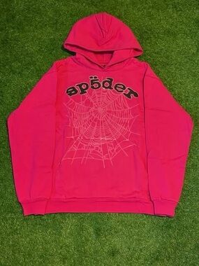 Pink Sp5der With Rhinestones
